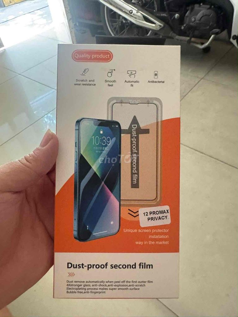 Kính cường lực iPhone 12 Pro Max. Mua bán Phụ kiện (Màn hình, Chuột...) tại Quận 8 Tp Hồ Chí Minh được đăng bởi Dth hình 1