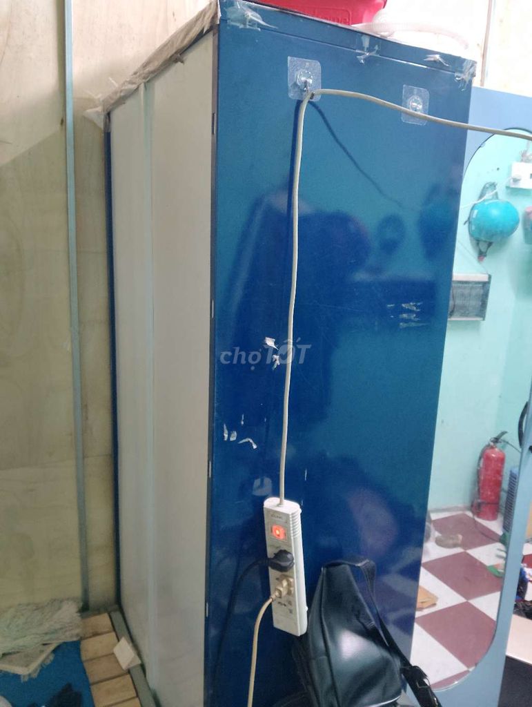 Tủ quần áo kim loại xanh dương. Mua bán Tủ, kệ gia đình tại Quận Tân Phú Tp Hồ Chí Minh được đăng bởi Wang long  hình 1