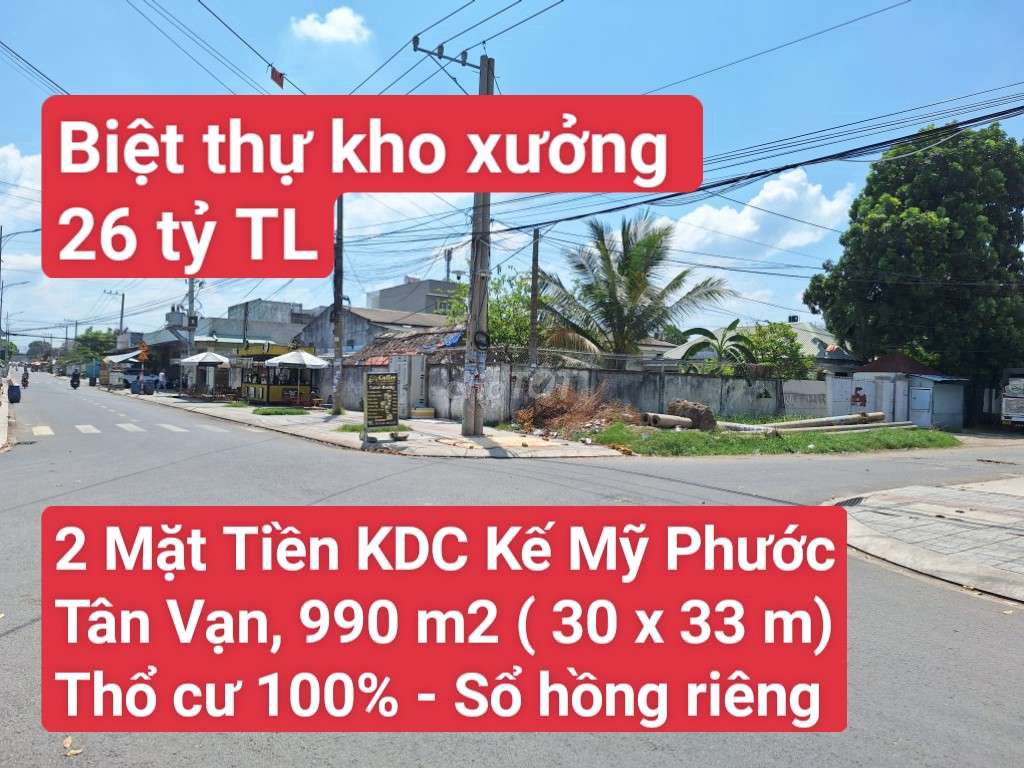 🆘 Đất Kho Xưởng, Biệt thự gần chợ Lâm Phát,P. Thuận Giao, P. Thuận An