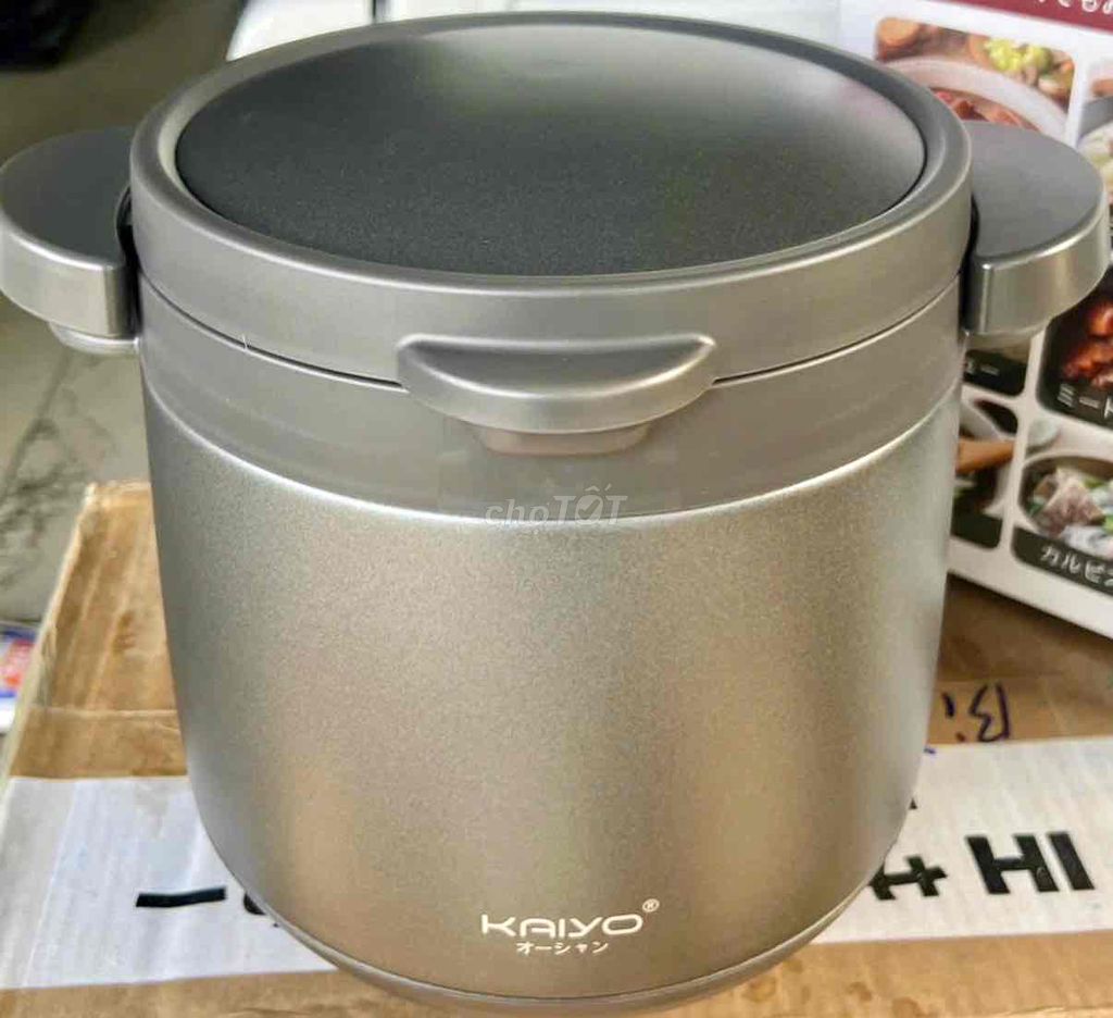 Nồi ủ Kaiyo Kitchen Mate 4.5L Ghi xám. Mua bán Dụng cụ nhà bếp tại Quận Tân Phú Tp Hồ Chí Minh được đăng bởi Nhân Tâm Japan Shop hình 1