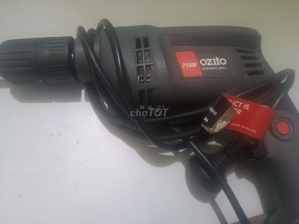 Bán máy khoan cầm tay ozito 710w có chỉnh tốc độ