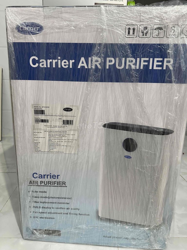 Máy lọc không khí Carrier trắng AP 61UVRE mới 100%. Mua bán Máy lạnh, điều hoà tại Huyện Xuyên Mộc Bà Rịa - Vũng Tàu được đăng bởi Duy Pham hình 1
