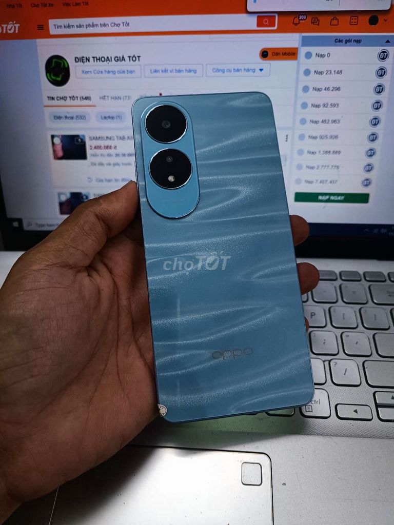 OPPO A60 8GB.128GB PIN 5000 SNAP 680 MÁY ĐẸP KENG. Mua bán Điện thoại tại Quận Bình Thạnh Tp Hồ Chí Minh được đăng bởi Dân Mobile hình 1