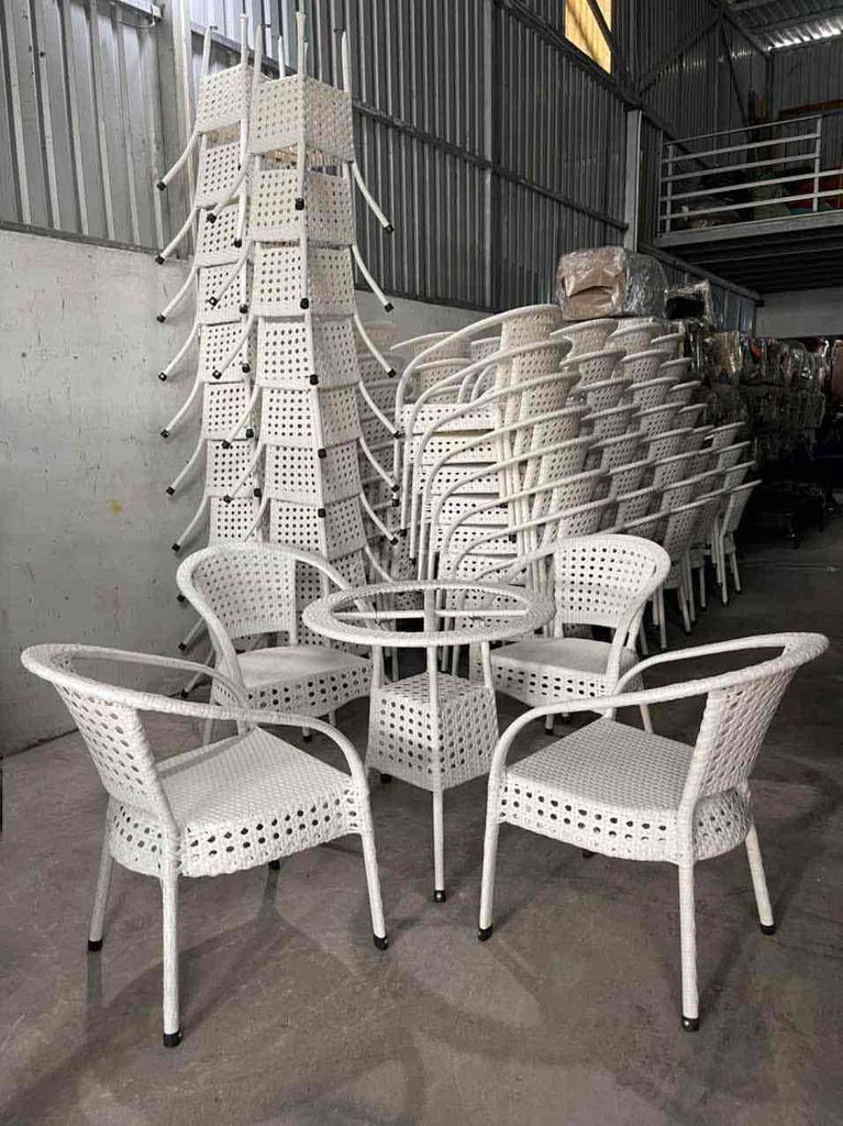ghế nhựa giả mây thanh lý tại xưởng mới 100%. Mua bán Bàn ghế tại Quận Bình Tân Tp Hồ Chí Minh được đăng bởi PHAN THỊ ÚT hình 1