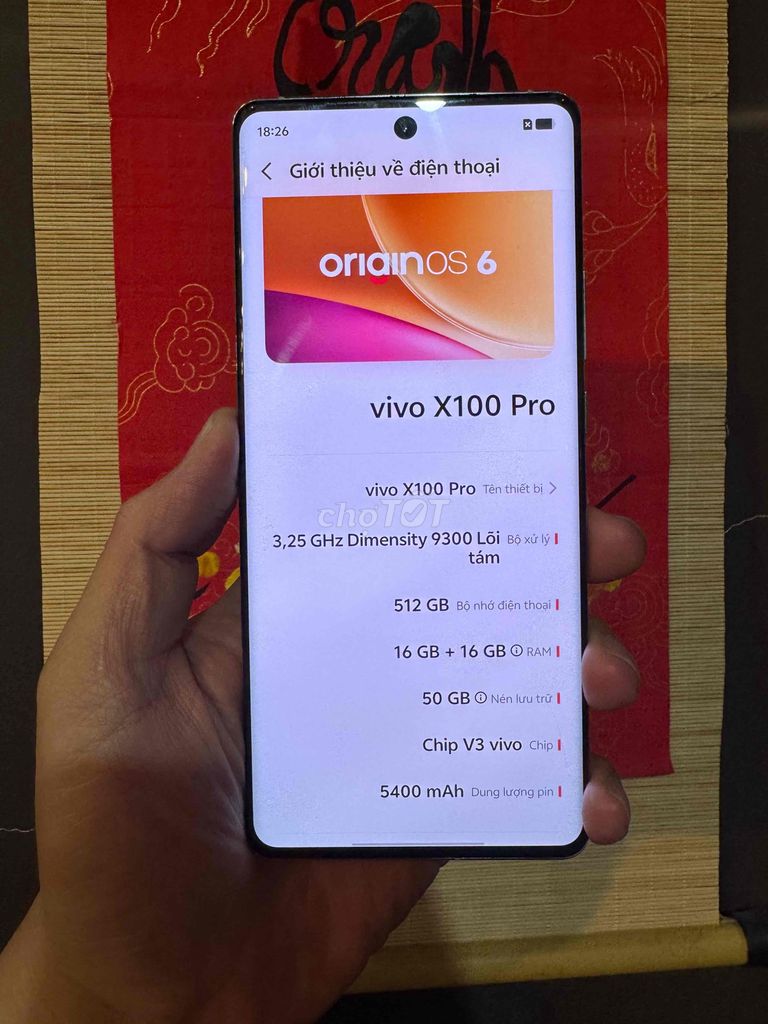 Vivo X100 Pro 512GB Trắng. Mua bán Điện thoại tại Quận 8 Tp Hồ Chí Minh được đăng bởi Út Thuỷ Jessica hình 1