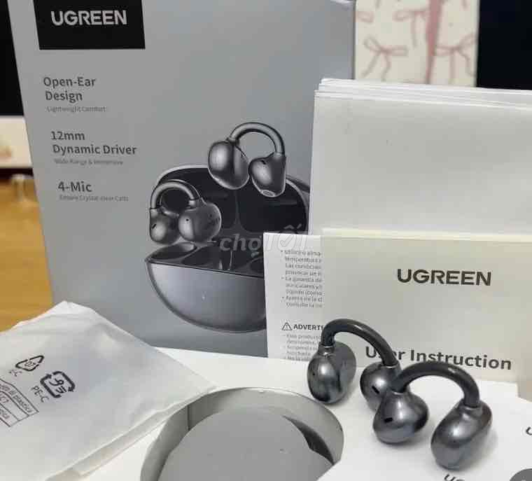 Tai nghe Ugreen ClipBuds Đen/ Trắng Open-Ear. Mua bán Tivi, Âm thanh tại Quận 1 Tp Hồ Chí Minh được đăng bởi Trần Đại Hiệp hình 1