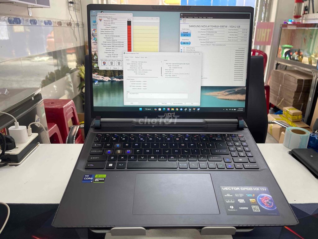 MSI Vector GP68 i9-13HX/16GB/1TB RTX 4080 12Gb. Mua bán Laptop tại Quận Gò Vấp Tp Hồ Chí Minh được đăng bởi Chí Hướng Smartphone Cs HN hình 1