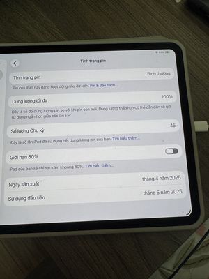 Apple iPad M4 Xám 512GB 11" Wifi. Mua bán Máy tính bảng tại Quận 7 Tp Hồ Chí Minh được đăng bởi Phan The Phuong