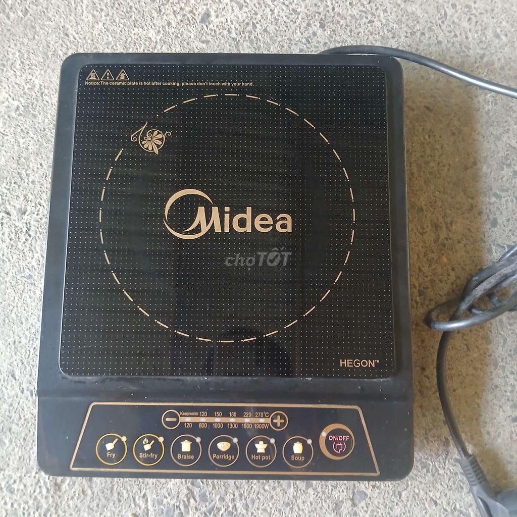 Bếp từ Midea Đen Inox. Mua bán Bếp, lò, đồ điện nhà bếp tại Quận 12 Tp Hồ Chí Minh được đăng bởi Gái Họ Phạm hình 1