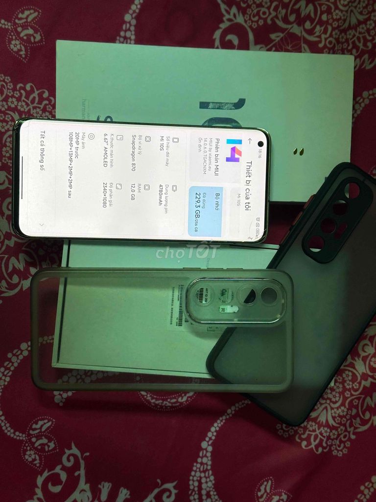 Mi 10s 12/256. Mua bán Điện thoại tại Quận Bình Tân Tp Hồ Chí Minh được đăng bởi TâmThiênĐức hình 1