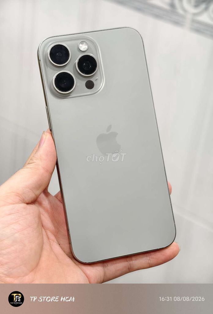 iPhone 15 Pro Max 256GB Natural Đã sử dụng. Mua bán Điện thoại tại Quận Gò Vấp Tp Hồ Chí Minh được đăng bởi TP Store Chuyên IPhone Samsung hình 1