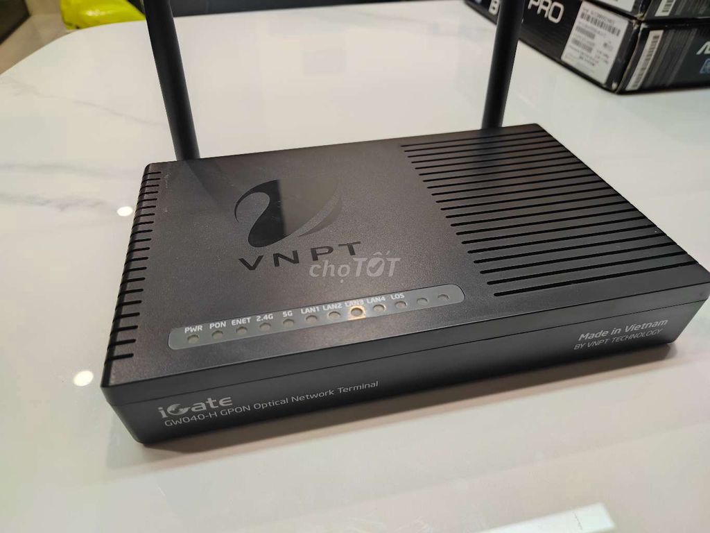 Modem quang VNPT iGate GW040-H Đen. Mua bán Phụ kiện (Màn hình, Chuột...) tại Thành phố Thủ Đức Tp Hồ Chí Minh được đăng bởi Tom Lee hình 1
