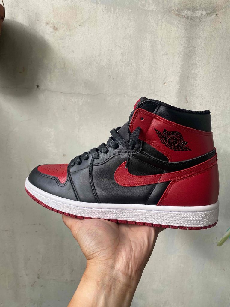 Giày Jordan 1 Bred Đen Đỏ 43 Đã sử dụng. Mua bán Giày dép tại Huyện Nhà Bè Tp Hồ Chí Minh được đăng bởi Niu Bi hình 1
