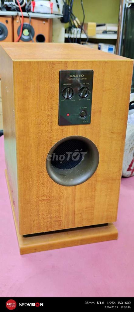 Loa siêu trầm Onkyo SL-105. Mua bán Tivi, Âm thanh tại Huyện Thanh Liêm Hà Nam được đăng bởi Đinh Minh hình 1