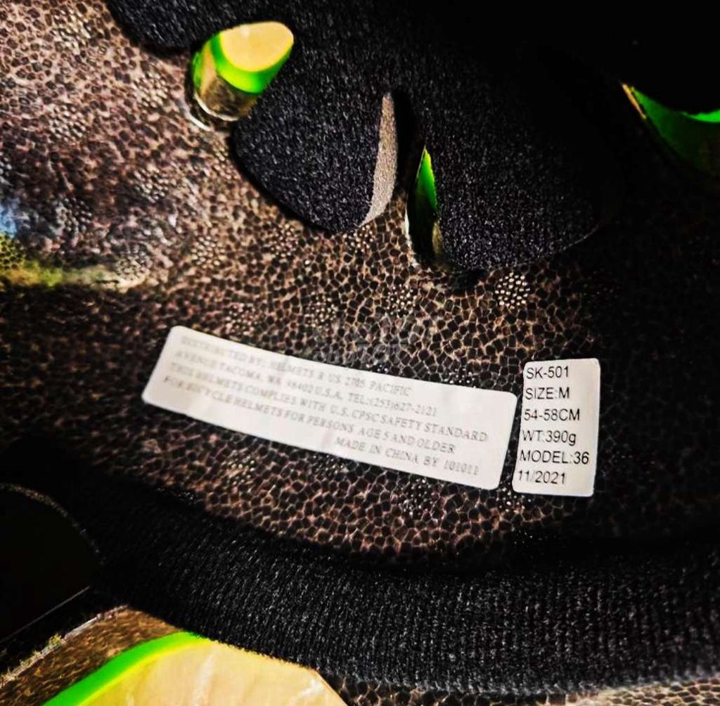 Nón bảo hiểm xe máy và xe đạp hàng Mỹ mang về