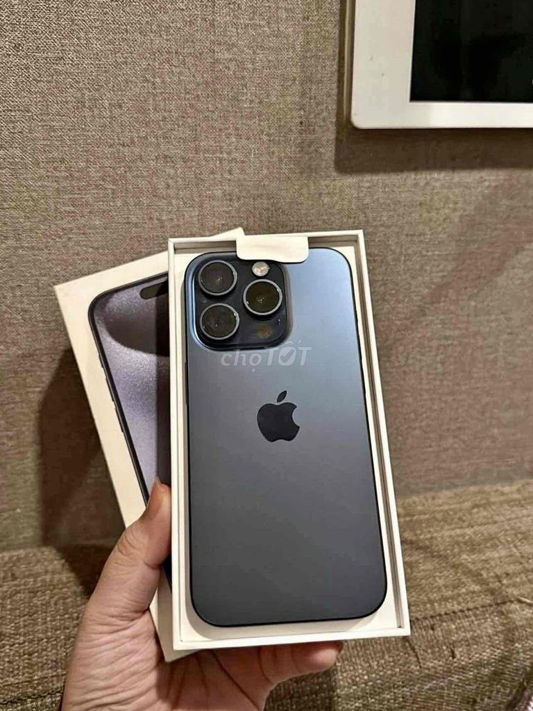 iPhone 15 Pro 128GB Blue FULLBOX BH APPLE 08/2025. Mua bán Điện thoại tại Quận 10 Tp Hồ Chí Minh được đăng bởi iStockHCM hình 1