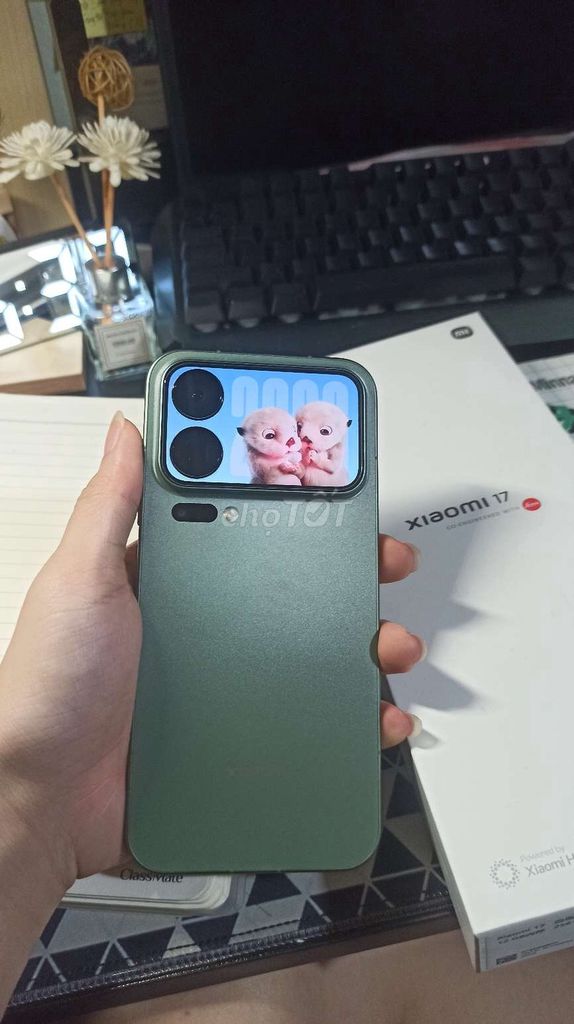 Xiaomi 17 pro max Xanh lá. Mua bán Điện thoại tại Thành phố Thái Nguyên Thái Nguyên được đăng bởi QUANG KHANH TA hình 1