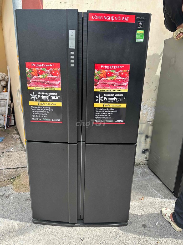 Tủ lạnh Sharp 4 cánh Inverter đen. Mua bán Tủ lạnh tại Thành phố Biên Hòa Đồng Nai được đăng bởi cường hình 1