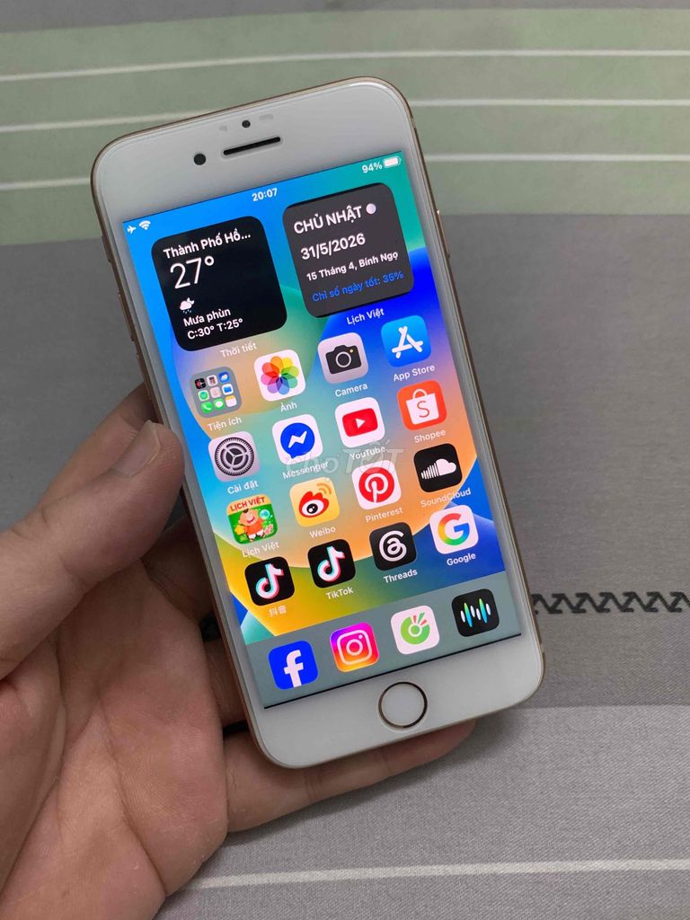 iPhone 8 Vàng hồng 64 GB 97%. Mua bán Điện thoại tại Quận 8 Tp Hồ Chí Minh được đăng bởi Điền hình 1
