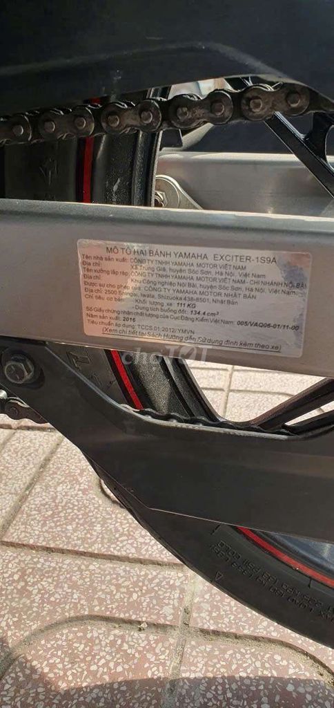 Yamaha Exciter 1S9A 2016 Đỏ 28000 km. Mua bán Xe máy tại Quận 8 Tp Hồ Chí Minh được đăng bởi Hoàng Kha hình 5