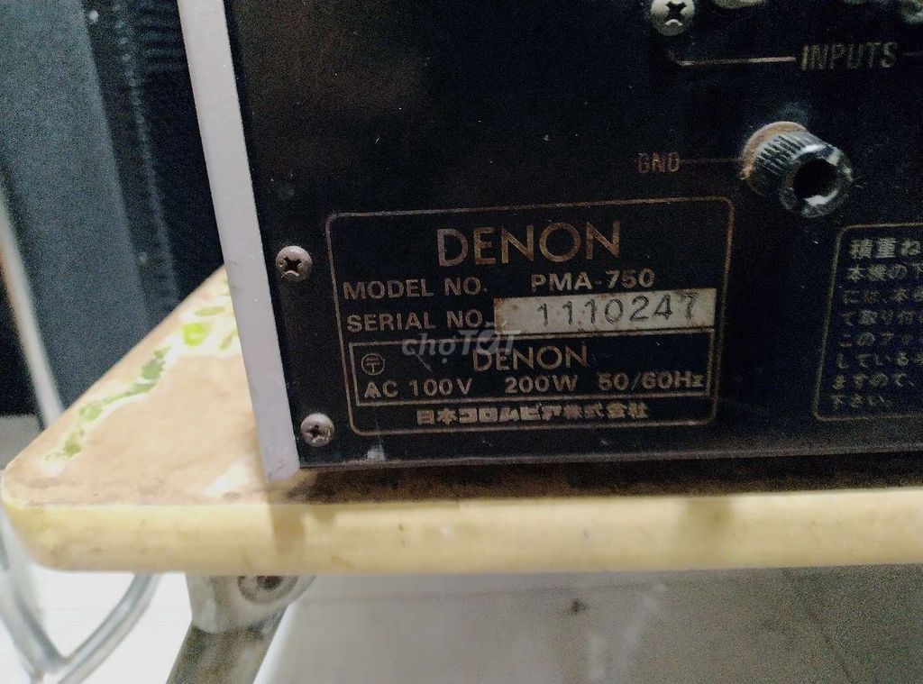 Amply Denon model:PMA-750 made in Japan