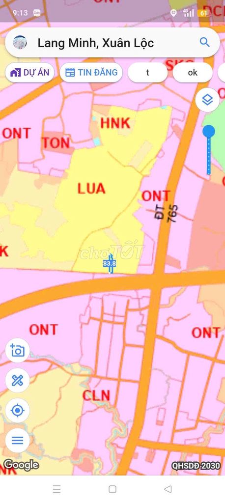 mặt tiền đường DT 773 kết nối thẳng vào sân bay Long Thành. Mua bán đất tại Huyện Xuân Lộc Đồng Nai được đăng bởi Cường Tổng hình 1