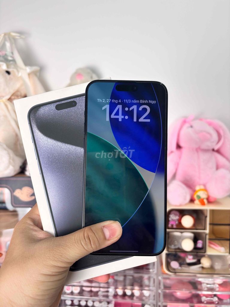 Apple iPhone 15 Pro Max Titan Blue Việt Nam VN/A. Mua bán Điện thoại tại Quận Cái Răng Cần Thơ được đăng bởi Huỳnh Đình Quí hình 1