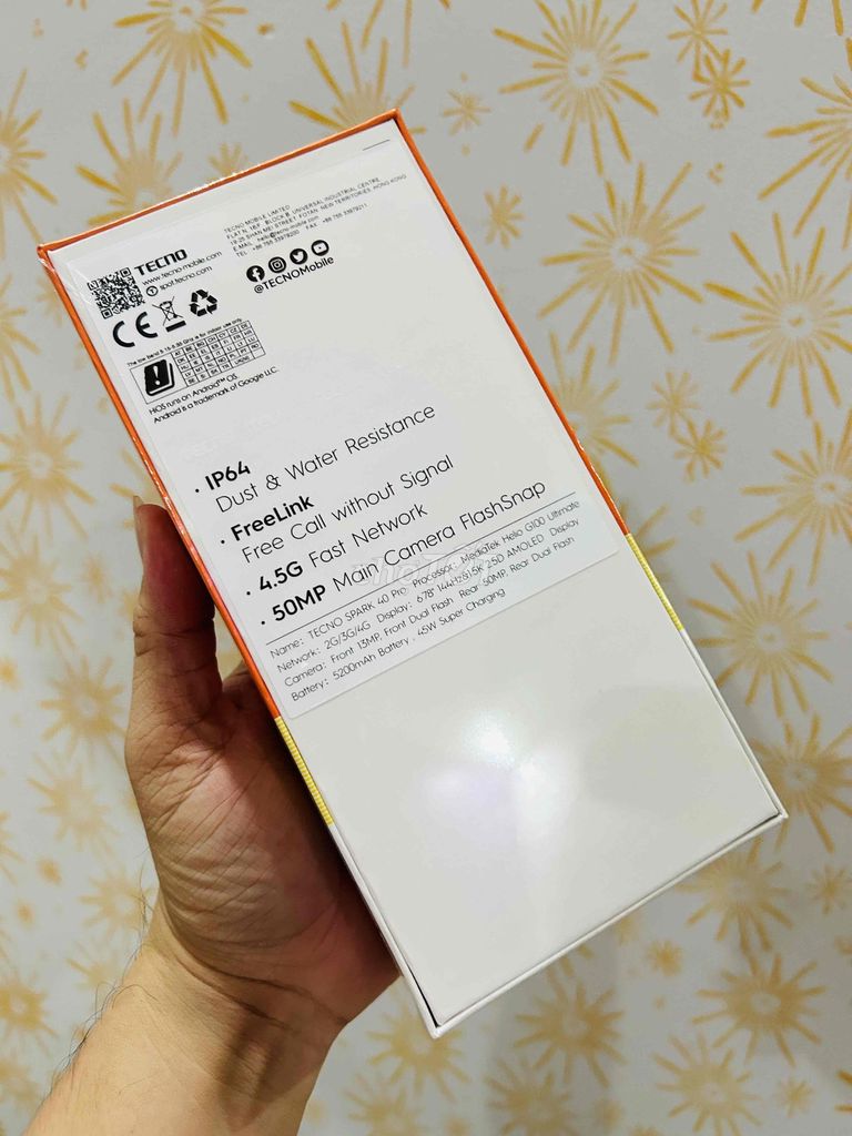 Tecno Spark 40 Pro 128GB Xanh. Mua bán Điện thoại tại Thành phố Bến Tre Bến Tre được đăng bởi Bin Võ hình 1