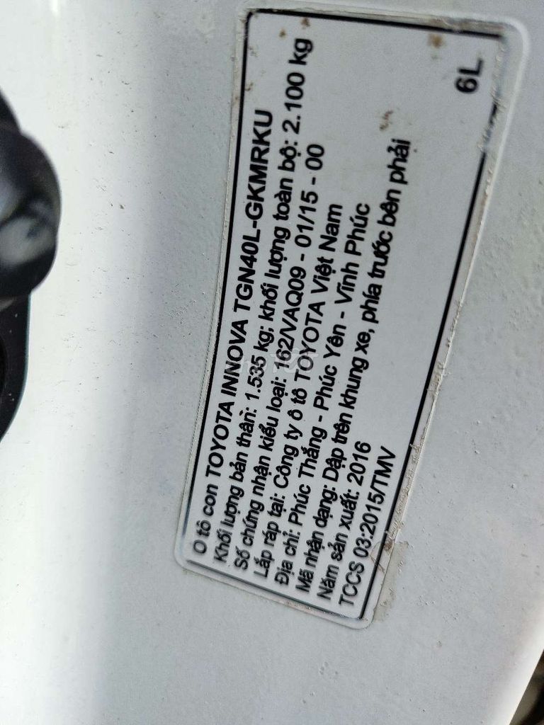 2016 2.0J - 380000 km. Mua bán Ô tô tại Quận Cầu Giấy Hà Nội được đăng bởi Nguyễn Anh Tuấn hình 12