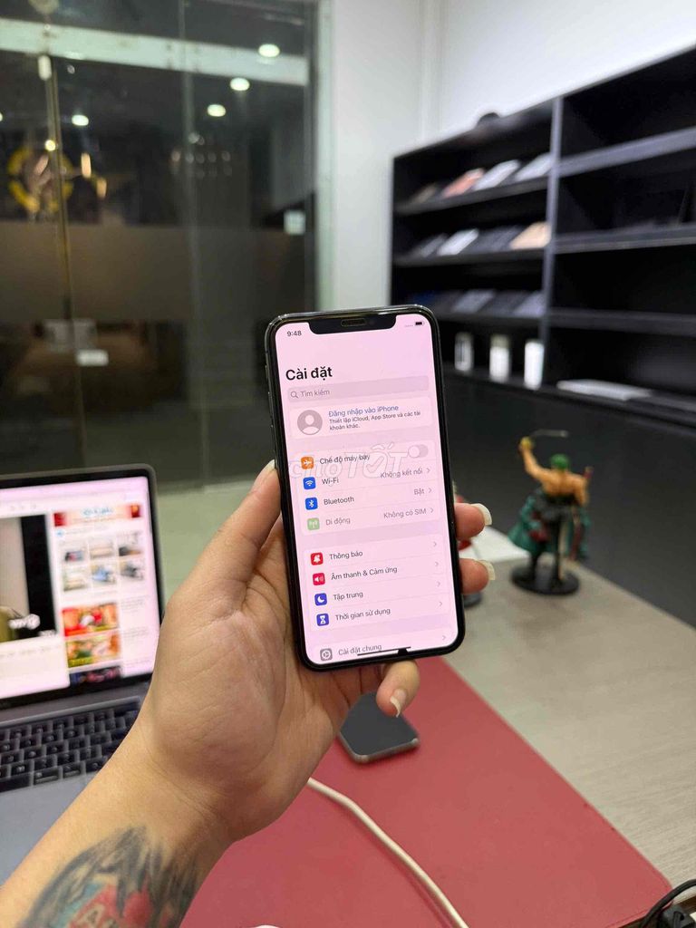 Apple iPhone X QTE 64GB Đen Zin nguyên bản Full. Mua bán Điện thoại tại Quận Cầu Giấy Hà Nội được đăng bởi Trung Kiên Trả Góp Bao Nợ Xấu hình 1