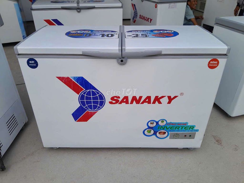 Tủ đông mát Sanaky inverter 360l