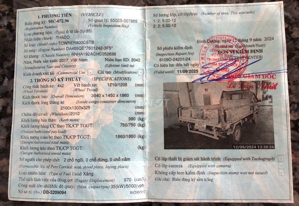 Tải ben Thaco, sx2017, 750kg, xe cứng đẹp. Mua bán Xe tải, xe ben tại Thành phố Thủ Đức Tp Hồ Chí Minh được đăng bởi Hùng hình 2