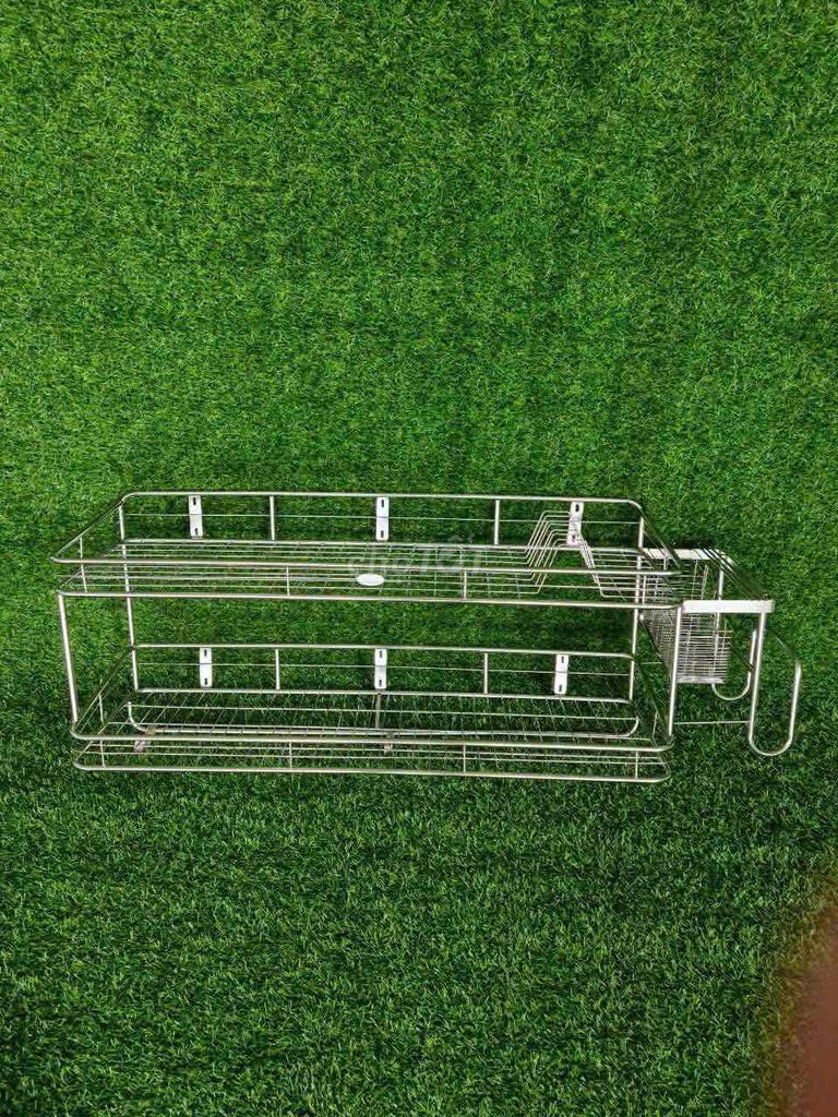 Kệ chén thép không gỉ 2 tầng. Mua bán Tủ, kệ gia đình tại Quận Cái Răng Cần Thơ được đăng bởi INOX Gia Dụng  hình 1