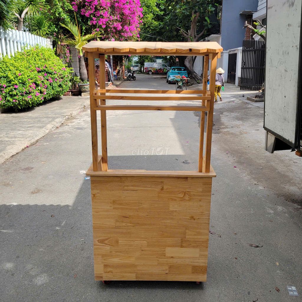 Quầy xe gỗ Vàng gỗ bán cafe take-away tồn kho. Mua bán Đồ chuyên dụng, Giống nuôi trồng tại Quận Bình Thạnh Tp Hồ Chí Minh được đăng bởi Kho Nội thất Cũ Mới Phú Nhàn hình 1
