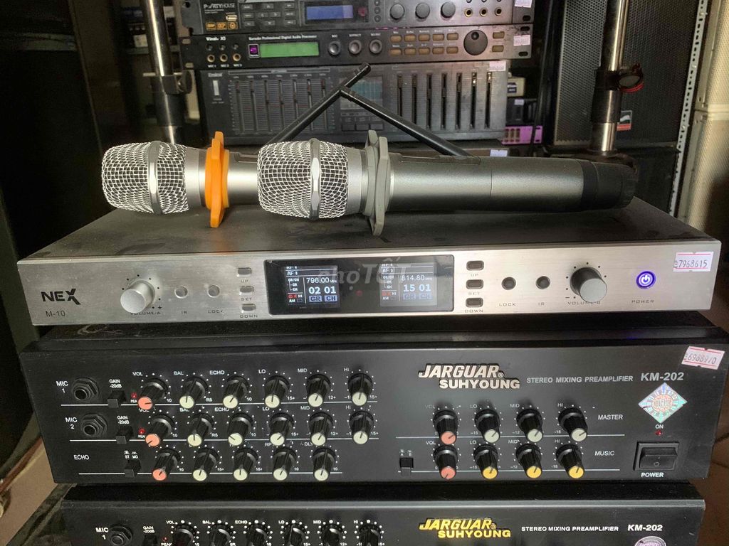 Micro không dây NEX M-10 Xám. Mua bán Tivi, Âm thanh tại Huyện Đông Anh Hà Nội được đăng bởi Điện Tử Huy Tùng hình 1