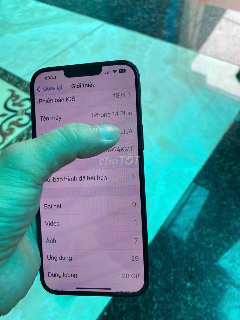 Apple iPhone 14 plus Đen 82%. Mua bán Điện thoại tại Huyện Quốc Oai Hà Nội được đăng bởi Nguyễn Tạo hình 1