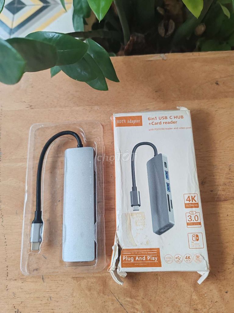 Bộ chia USB-C Bạc HDMI USB SD/TF. Mua bán Phụ kiện (Màn hình, Chuột...) tại Quận 7 Tp Hồ Chí Minh được đăng bởi Vy Vy hình 1