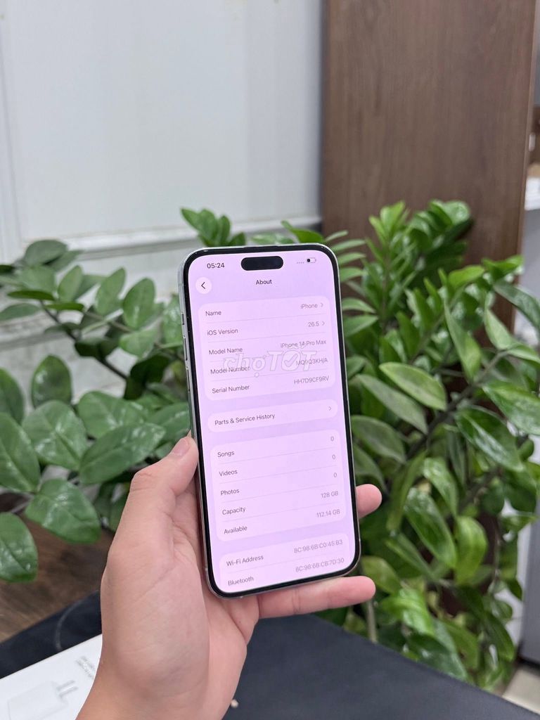 Apple iPhone 14 Pro Max 128GB Bạc Like New. Mua bán Điện thoại tại Quận Ngũ Hành Sơn Đà Nẵng được đăng bởi Thanh Ngo hình 1