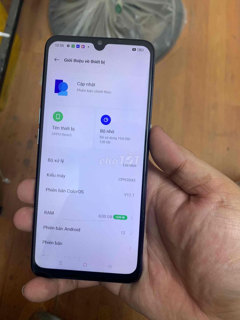 Oppo Reno 3 128GB Xanh. Mua bán Điện thoại tại Quận Nam Từ Liêm Hà Nội được đăng bởi nguyễn quang anh hình 1