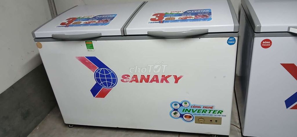 Tủ đông mát Sanaky Inverter 500L Trắng. Mua bán Tủ lạnh tại Quận Tân Phú Tp Hồ Chí Minh được đăng bởi Anh Lộc hình 1