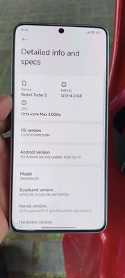 Redmi turbo 3 cần bán. Mua bán Điện thoại tại Huyện Đất Đỏ Bà Rịa - Vũng Tàu được đăng bởi văn hải
