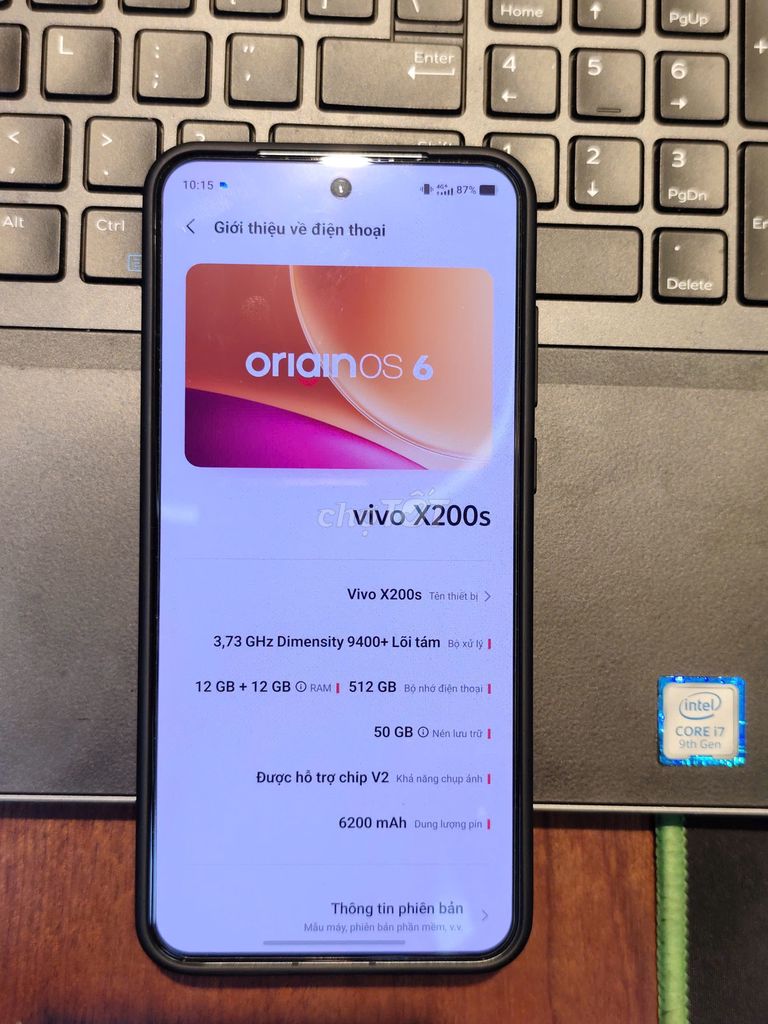 Vivo X200s 12GB/512GB Xám. Mua bán Điện thoại tại Quận 12 Tp Hồ Chí Minh được đăng bởi Le Tri Tuong hình 1