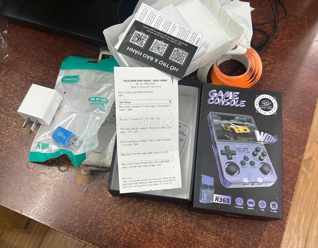 Máy chơi game R36s 64GB Trắng mới. Mua bán Thiết bị chơi game tại Quận 7 Tp Hồ Chí Minh được đăng bởi Trần Vũ Linh hình 1