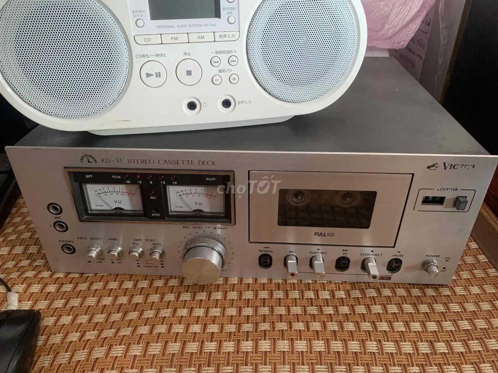 Đầu cassette Victor KD-31 Bạc Nhật. Mua bán Tivi, Âm thanh tại Huyện Thanh Trì Hà Nội được đăng bởi Hoàng hình 1