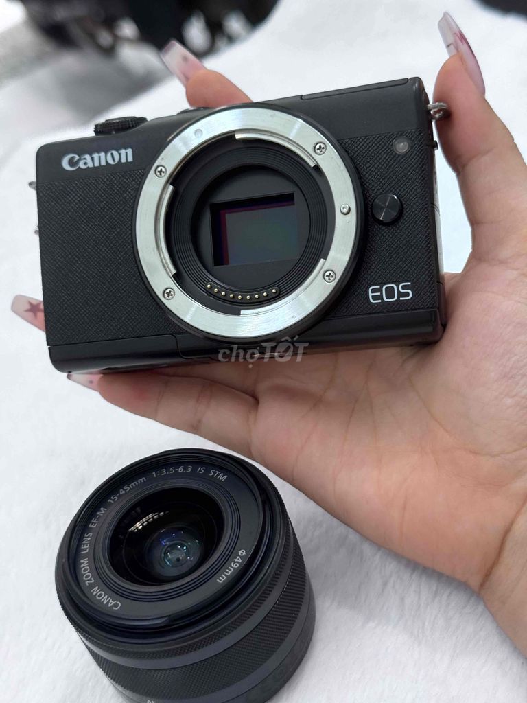 Máy ảnh Canon M200 Đen. Mua bán Máy ảnh, Máy quay tại Quận 3 Tp Hồ Chí Minh được đăng bởi Lê Nhung hình 1
