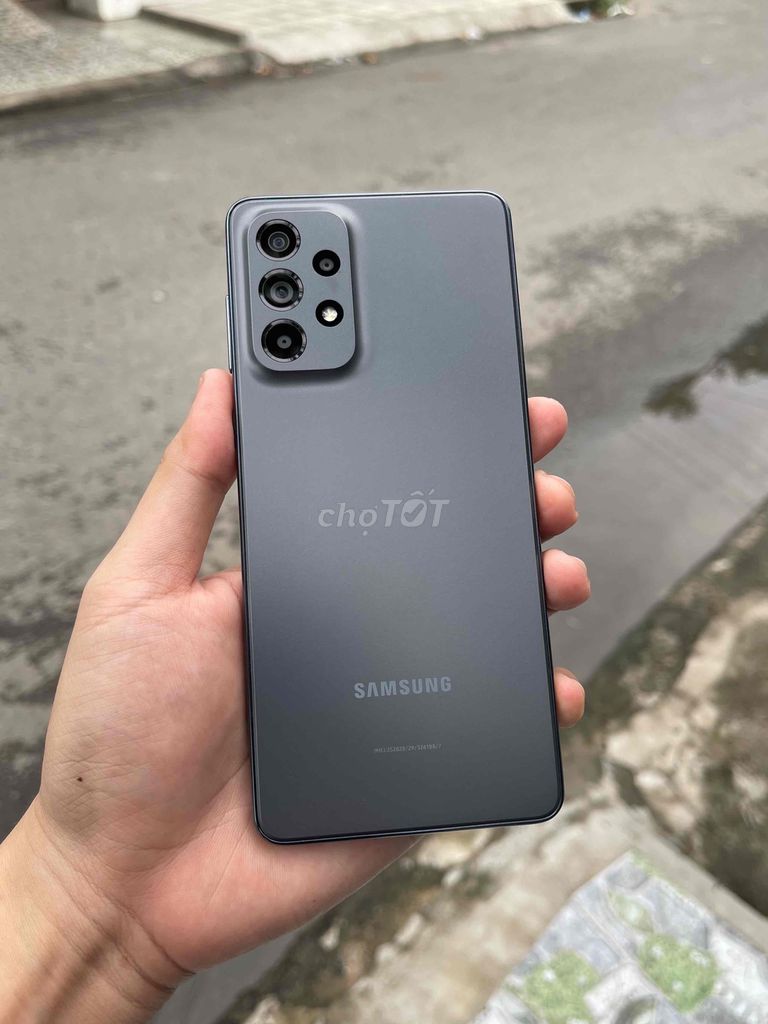 📱 Samsung A73 5G 128GB Xám Xi Măng.  🍀 Máy đẹp