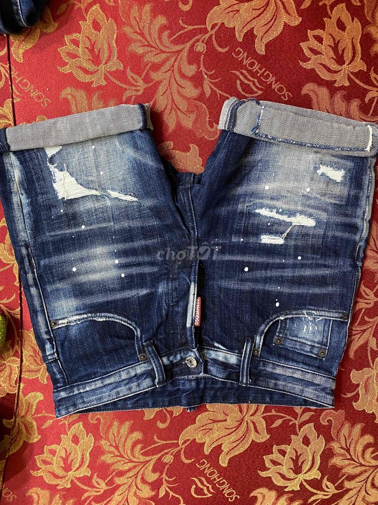Quần short jean Dsquared2 Nam Ngố. Mua bán Quần áo tại Quận Hà Đông Hà Nội được đăng bởi Meo Meo pass đồ hình 1