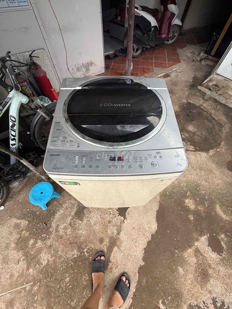 Máy giặt Toshiba 10kg SDD Inverter Trắng. Mua bán Máy giặt tại Quận 12 Tp Hồ Chí Minh được đăng bởi Anh Viêt  hình 1