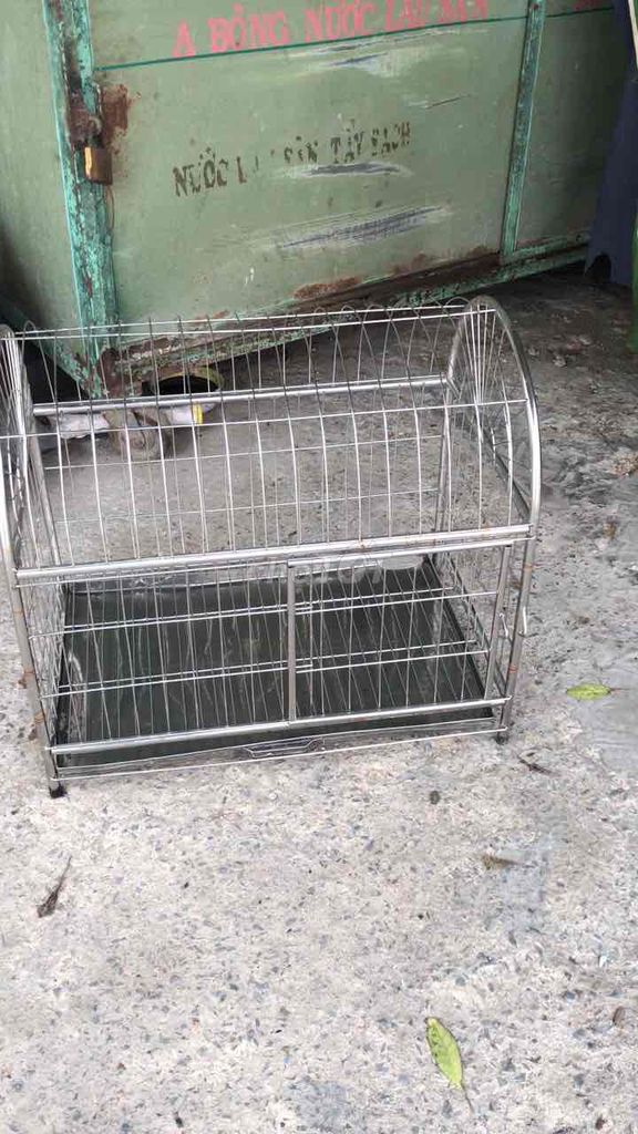 Chuồng chó kim loại 60x40x50cm. Mua bán Phụ kiện, Thức ăn, Dịch vụ tại Quận Gò Vấp Tp Hồ Chí Minh được đăng bởi Phùng Cường hình 1