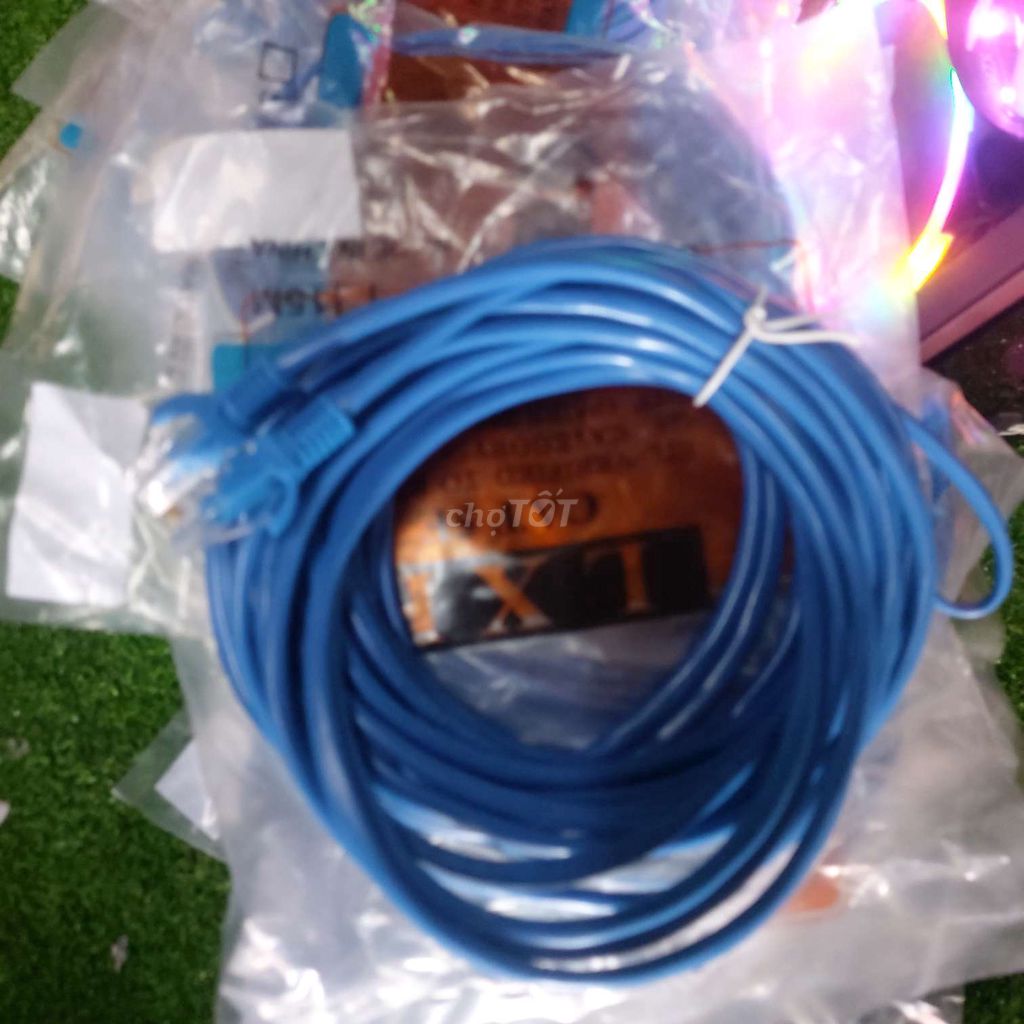Dây cáp mạng LAN 10M đúc sẵn 2 đầu. Mua bán Phụ kiện (Màn hình, Chuột...) tại Thành phố Thủ Đức Tp Hồ Chí Minh được đăng bởi Cũ Giá Rẻ hình 1